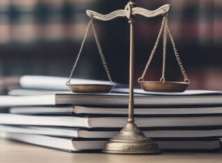Legal scales and books