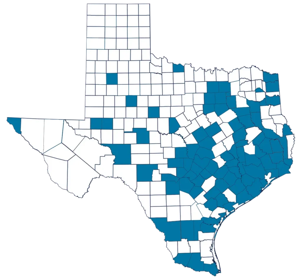 We are proudly licensed to represent commercial properties in every Texas county